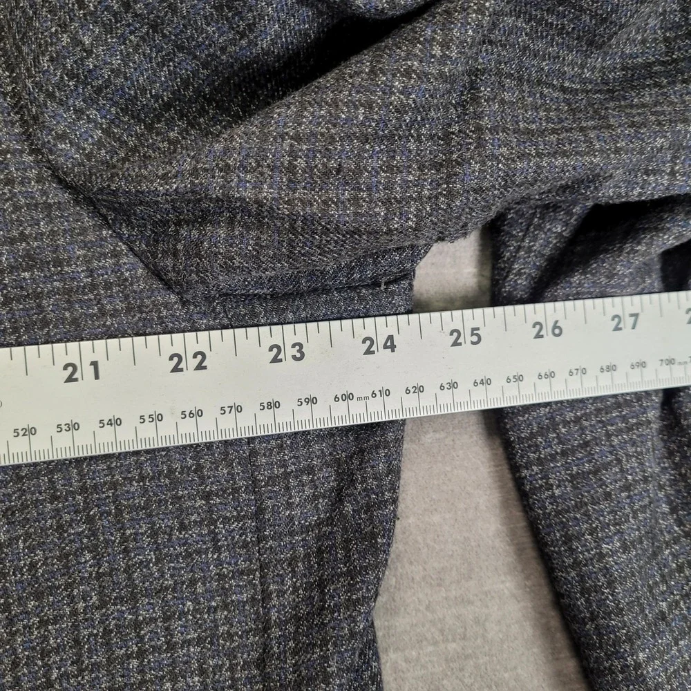 Jos A Bank Reserve Sport Coat 48L Gray Tollegno 1900‎ Italian Fabric Wool Blazer